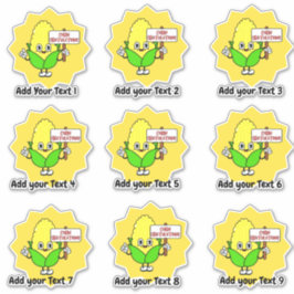 Gepersonaliseerde Sticker van de Beloning van de L