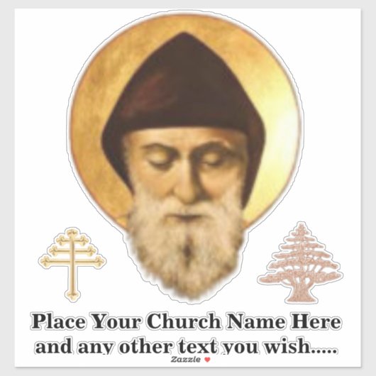 Gepersonaliseerde Sticker van de Maronite Church (Vel)