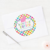 gepersonaliseerde sticker voor Happy Easter (Envelop)