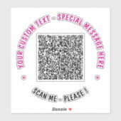 Gepersonaliseerde Sticker voor scannen van Info-te (Vel)