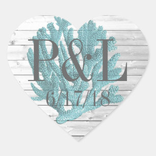 Gepersonaliseerde Stickers van hout en beachy Cora