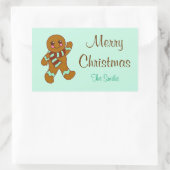 Gepersonaliseerde Stickers van Mint Gingerbrood (Tas)