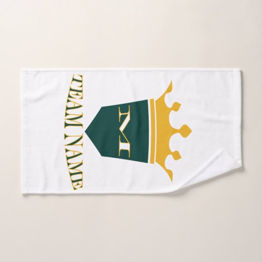 Gepersonaliseerde stijlvolle aangepaste teamnaam handdoek (Handdoek)
