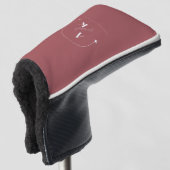 Gepersonaliseerde & stijlvolle golfclub golfheadcover (3/4 voorkant)