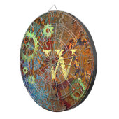 Gepersonaliseerde stoomponsklokken dartbord (Voorkant Rechts)