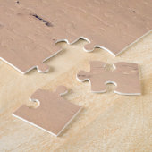 Gepersonaliseerde Strandfoto Ocean Blue Schilderac Legpuzzel (Zijkant)