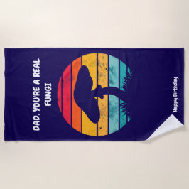 Gepersonaliseerde strandlaken voor papa