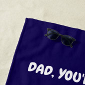 Gepersonaliseerde strandlaken voor papa (In situ)