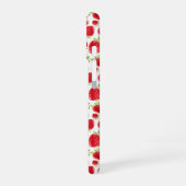 Gepersonaliseerde Strawberry Fun iPhone 16 Glossy iPhone 16 Hoesje (Linkerkant)