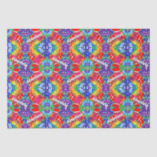 Gepersonaliseerde Stropdas-kleurstof Tissuepapier