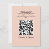 Gepersonaliseerde Studio Ghibli bruiloft uitnodigi Kaart (Achterkant)