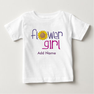 Gepersonaliseerde Sun Flowergirl T-shirts