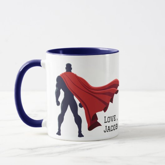 Gepersonaliseerde Super DAD / Grootste DAD aller t Mok (Links)