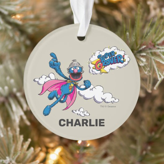 Gepersonaliseerde  Super Grover Ornament (Boom)