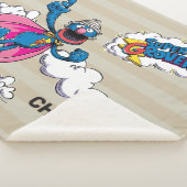 Gepersonaliseerde Super Grover Sherpa Deken (3/4)