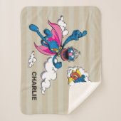 Gepersonaliseerde Super Grover Sherpa Deken (Voorkant)