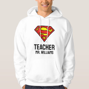 Gepersonaliseerde Superman-Logo Hoodie