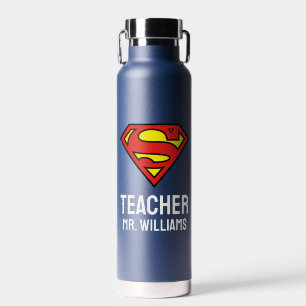 Gepersonaliseerde Superman-Logo Waterfles