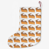 Gepersonaliseerde sweet Potato Pie Kerstdessert Kleine Kerstsok (Achterkant)