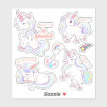 Gepersonaliseerde Sweet Snoep Kleur Unicorn Naam L