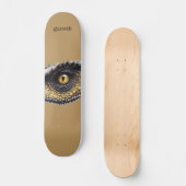 Gepersonaliseerde T Rex Dinosaurus Eye Skateboard (Voorkant)