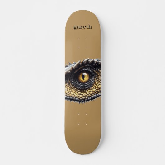 Gepersonaliseerde T Rex Dinosaurus Eye Skateboard (Voorkant)