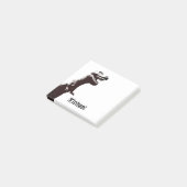 Gepersonaliseerde T-Rex Post-it® Notes (Schuin)