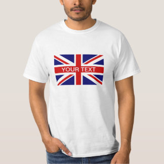 Gepersonaliseerde T-Shirten met vlag van British U T-shirt