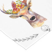 Gepersonaliseerde Table Runner boho hert Buck Head Korte Tafelloper (Hoek)