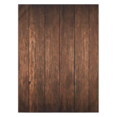 Gepersonaliseerde tablecloth Barn Wood Land Rustig Tafelkleed (Voorkant)