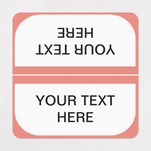 Gepersonaliseerde tabs verdeler Organizer Sticker (Design 1)