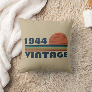 Gepersonaliseerde tachtig vintage 80ste verjaardag kussen