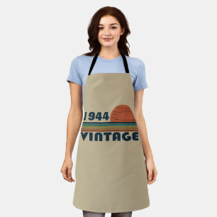 Gepersonaliseerde tachtig vintage 80ste verjaardag schort