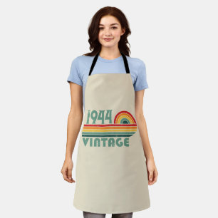 Gepersonaliseerde tachtig vintage 80ste verjaardag schort