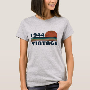 Gepersonaliseerde tachtig vintage 80ste verjaardag t-shirt