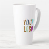 Gepersonaliseerde Tall Latte Mok Custom Logo (Rechterhoek)