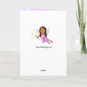 Gepersonaliseerde tandenfee Kaart (Achterkant)