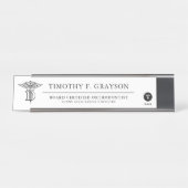 Gepersonaliseerde tandheelkunde bureau naambordje (Voorkant)