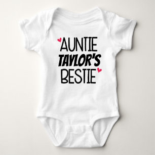 Gepersonaliseerde tante's Bestie Baby-outfit Bodys Romper