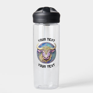 Gepersonaliseerde Taurus Zodiac Waterfles