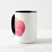 Gepersonaliseerde Teacher To Do List Waterverf App Mok (Voorkant links)