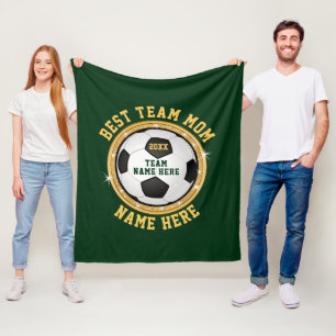 Gepersonaliseerde Team Moeder Cadeau-ideeën in ELK Fleece Deken