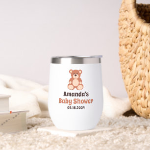 Gepersonaliseerde Teddy Bear Baby shower Party Fav