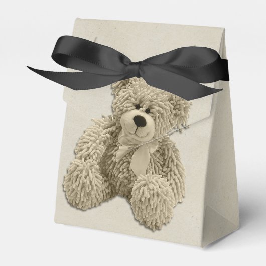 Gepersonaliseerde teddybeer dank u Baby shower Bedankdoosjes (Voorkant Zijde)