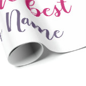 Gepersonaliseerde TEKST GiftWrap - Handschrift Scr Cadeaupapier (Rol Hoek)