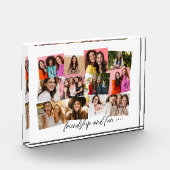 Gepersonaliseerde tekst pret geheugencollage fotoblokken (Links)