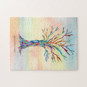 Gepersonaliseerde tekstmozaïekstructuur legpuzzel (Horizontaal)