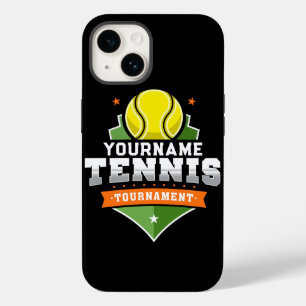 Gepersonaliseerde Tennisser NAAM Varsity Toernooi Case-Mate iPhone 14 Hoesje