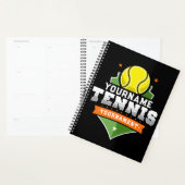 Gepersonaliseerde Tennisser NAAM Varsity Toernooi Planner (Display)
