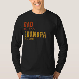 Gepersonaliseerde test. Jaar Pa Opa Retro Custom T-shirt